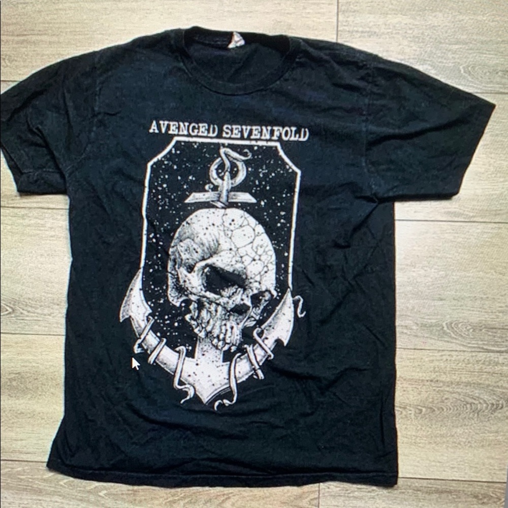 Bravado Black Avenged Sevenfold Skull T-Shirt